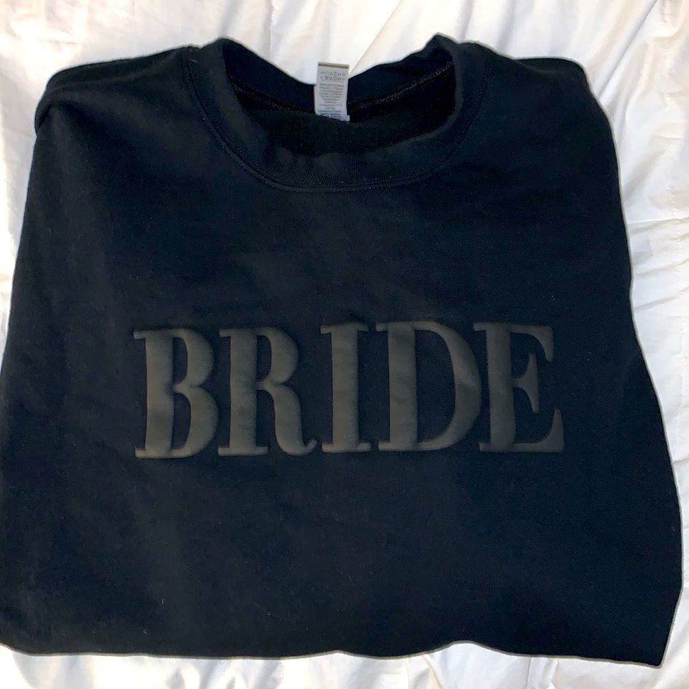 BRIDE Embossed Sweatshirt - Black, XL